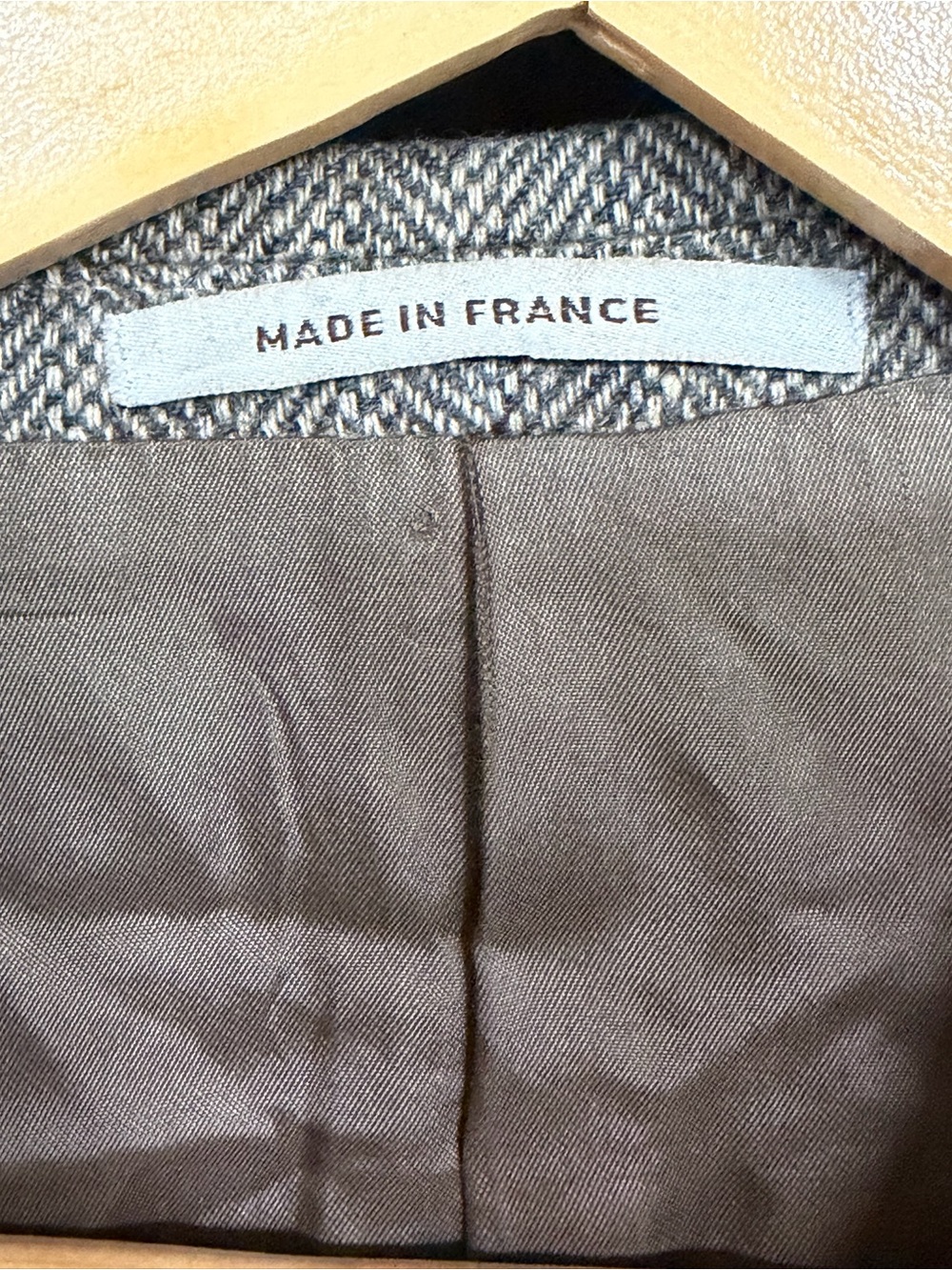 Vintage Yves Saint Laurent Pour Homme Wool Herringbone Blazer Men’s 42 - Picture 8 of 12